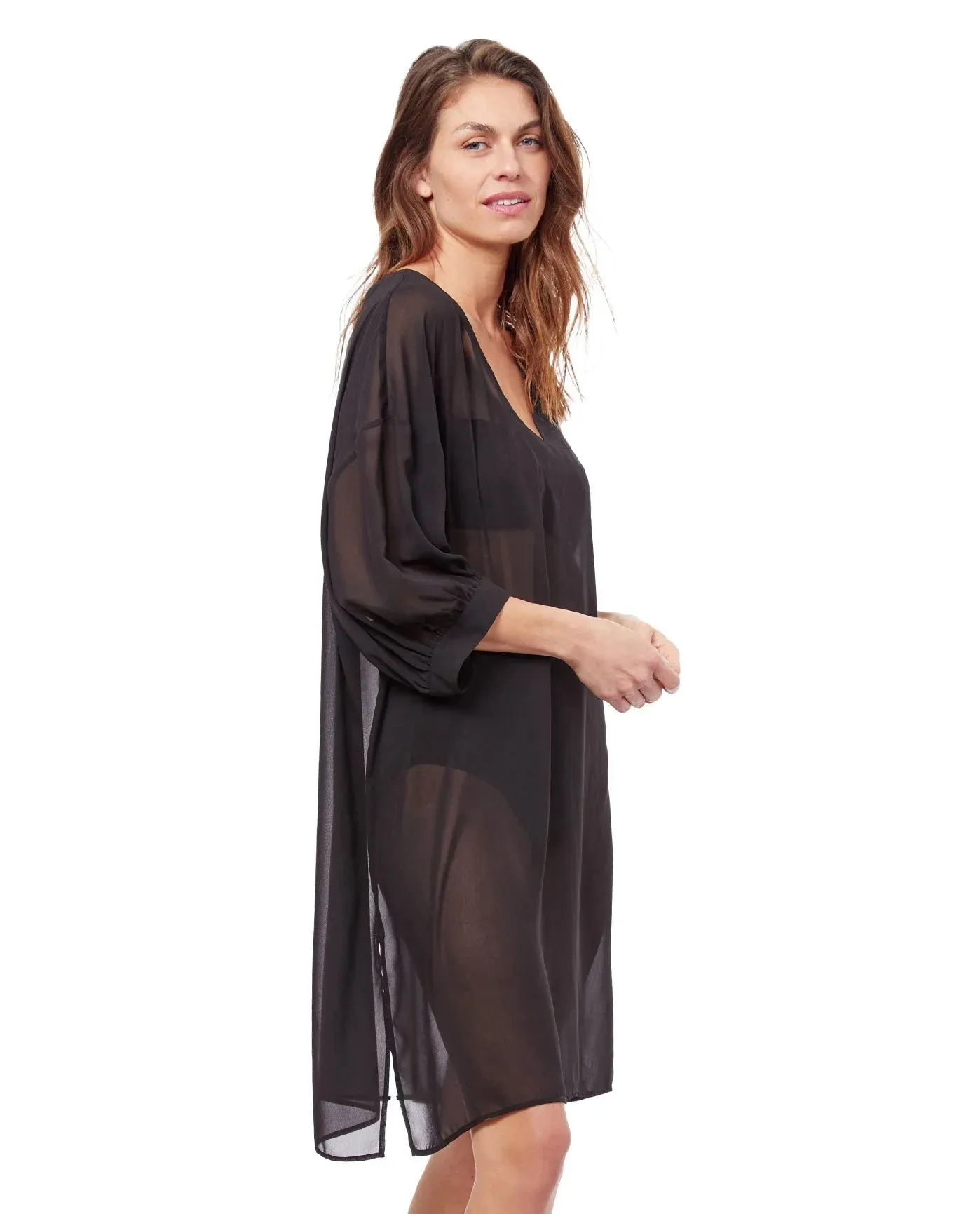 Rendezvous V-Neck Dress Cover Up
