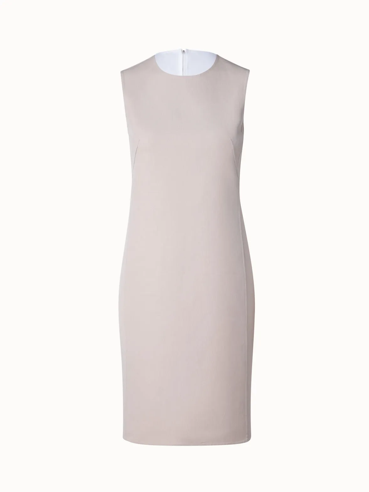 Reversible Cotton Double-Face Sheath Dress