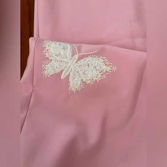 Runway Pink Sequin Bow skirt