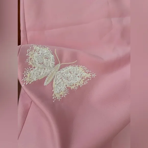 Runway Pink Sequin Bow skirt