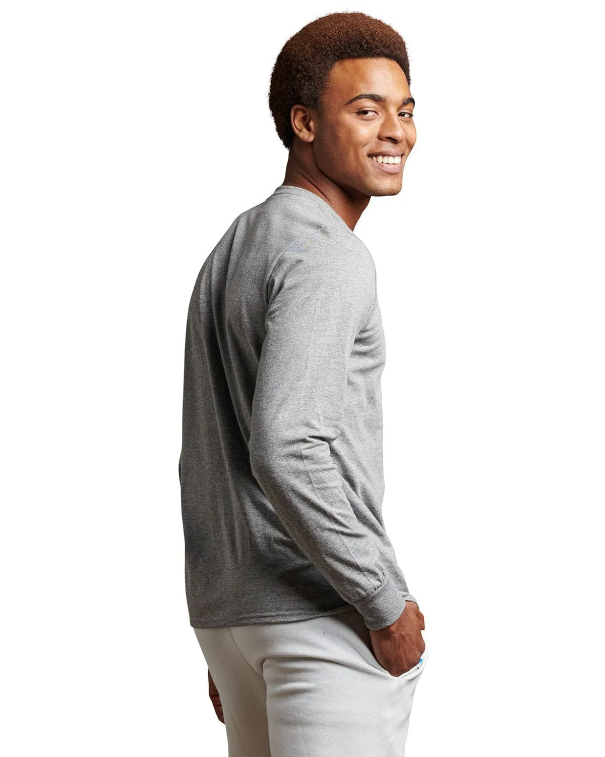 Russell Athletic Unisex Essential Performance Long-Sleeve T-Shirt | Oxford