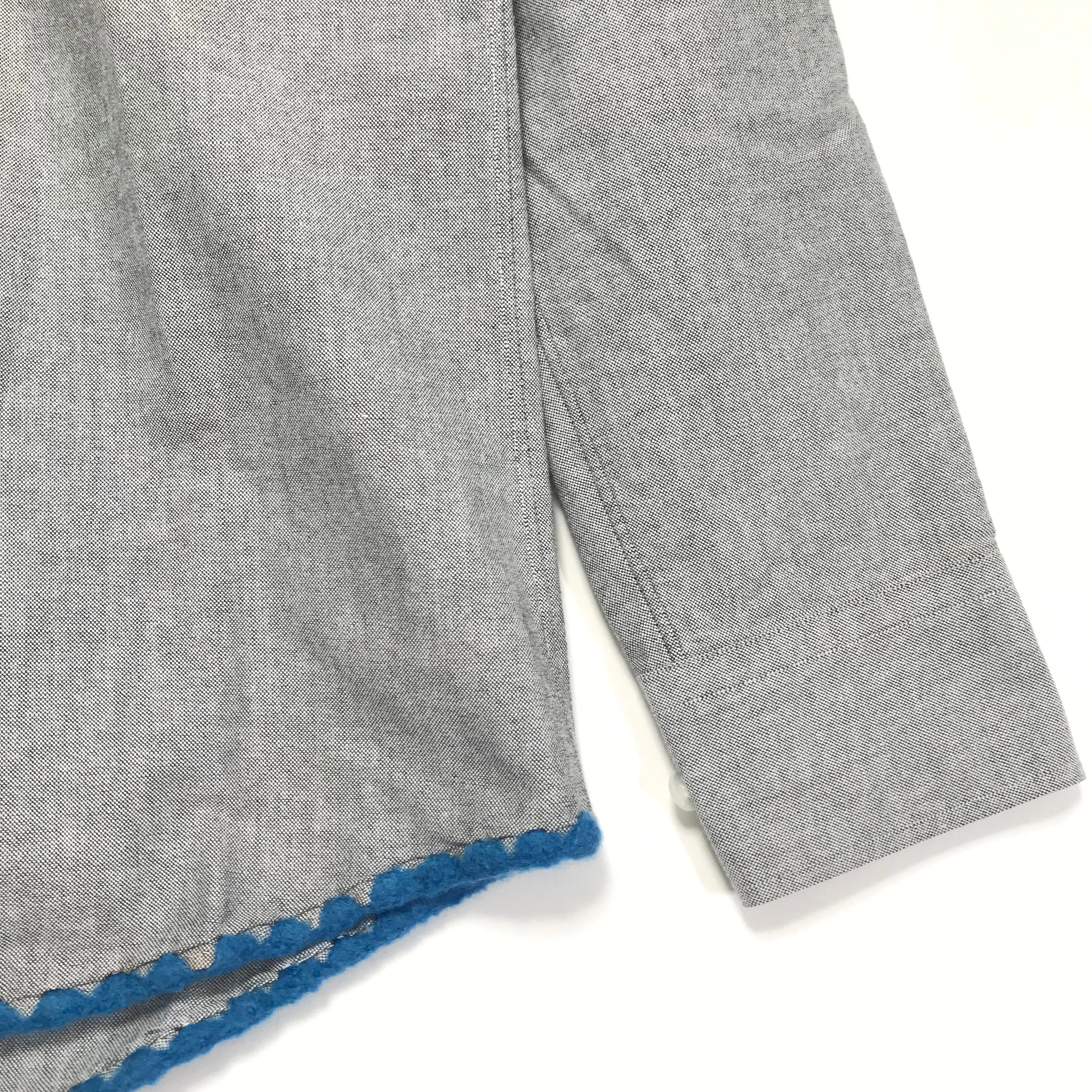[S] Visvim V V L/S B.D. Shirt Woven Hem Grey