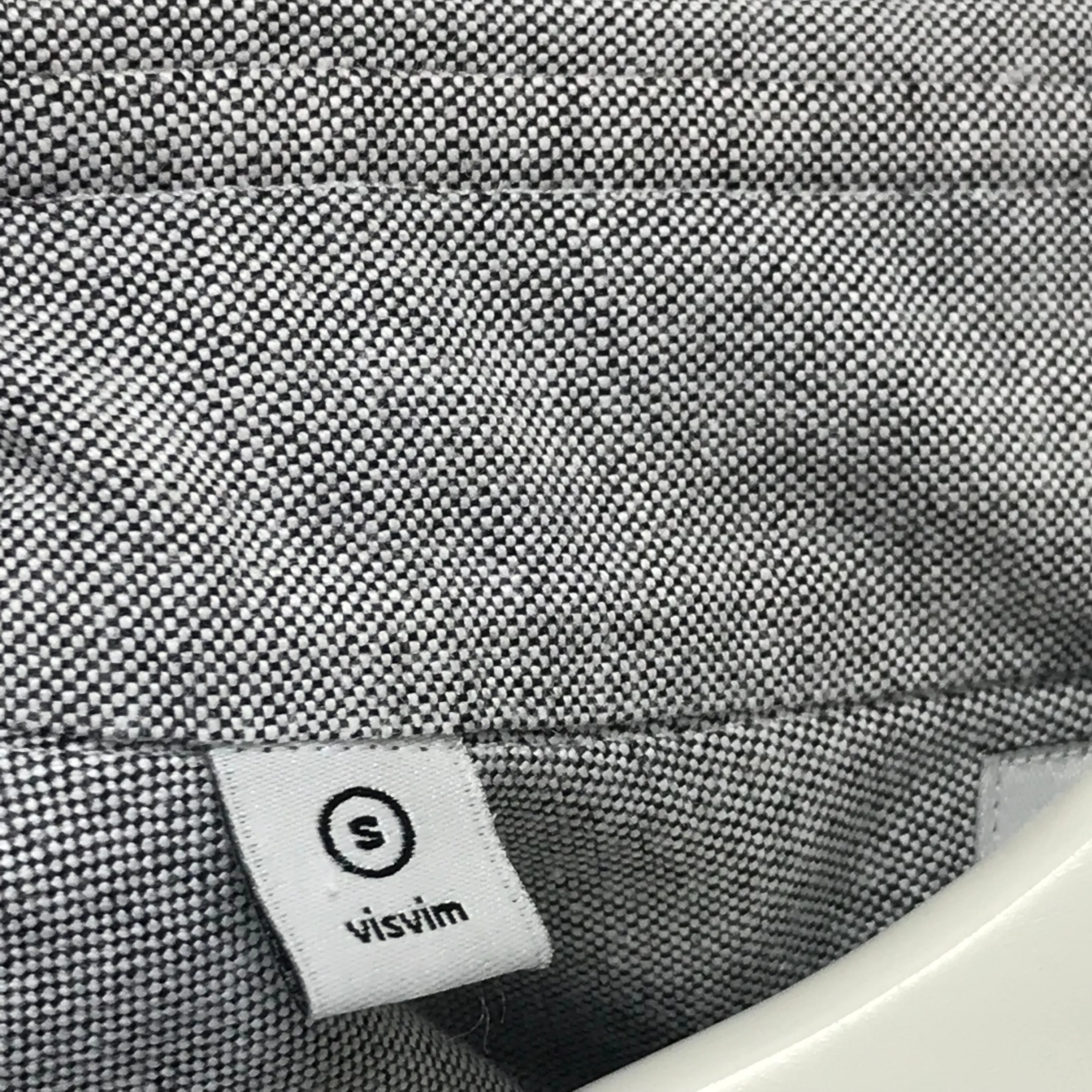 [S] Visvim V V L/S B.D. Shirt Woven Hem Grey