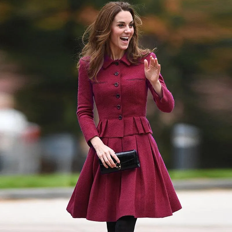 Short  suit skirt two-piece suit
