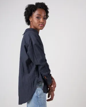 signature dolman shirt - navy