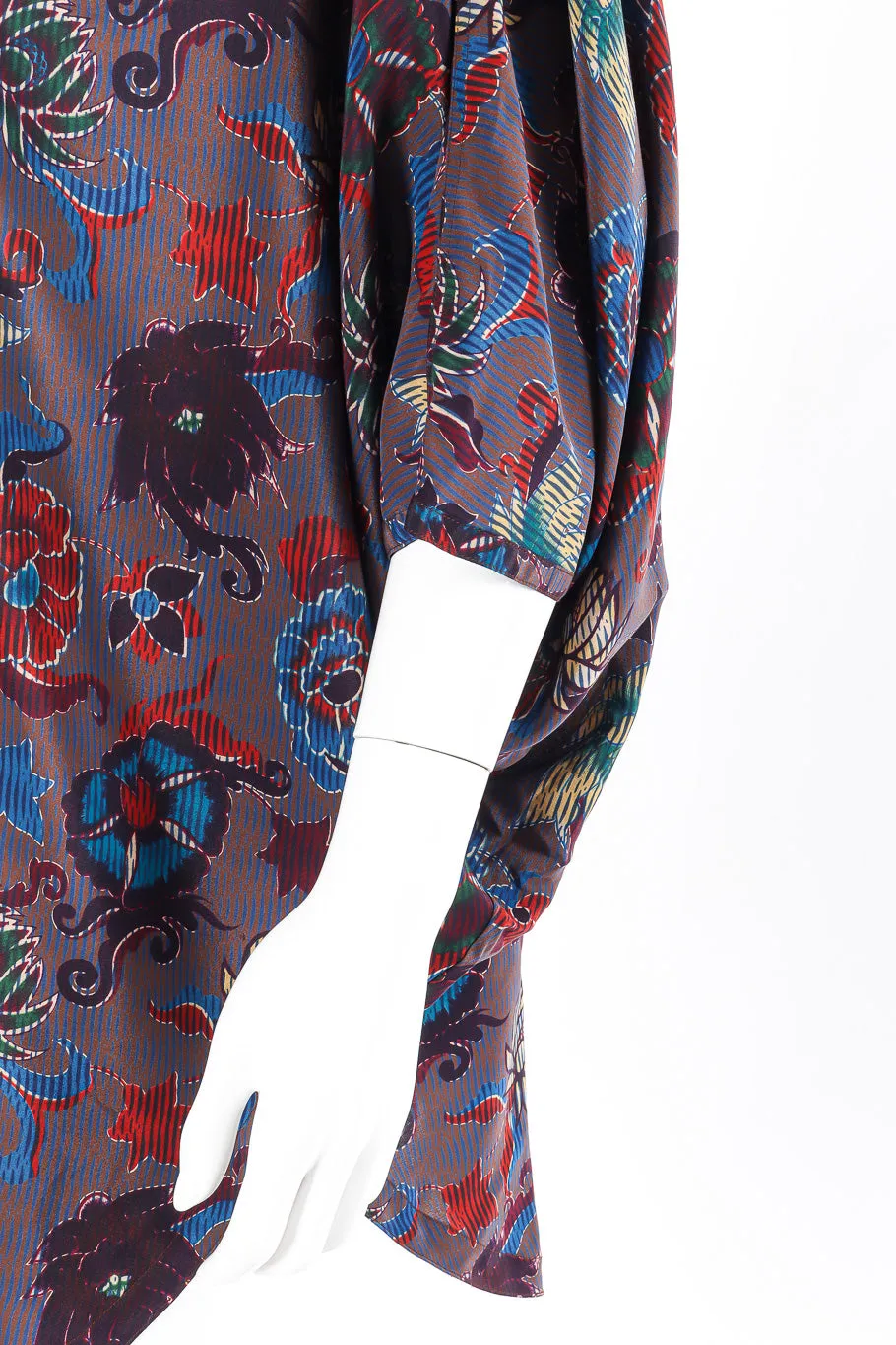 Silk Poncho Blouse