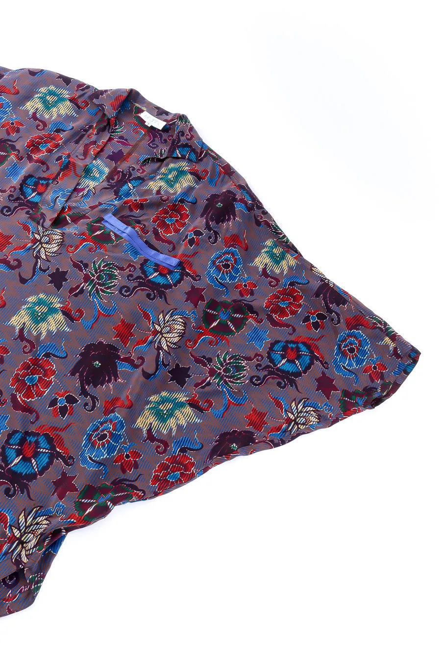 Silk Poncho Blouse