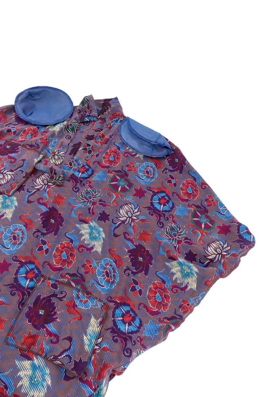 Silk Poncho Blouse