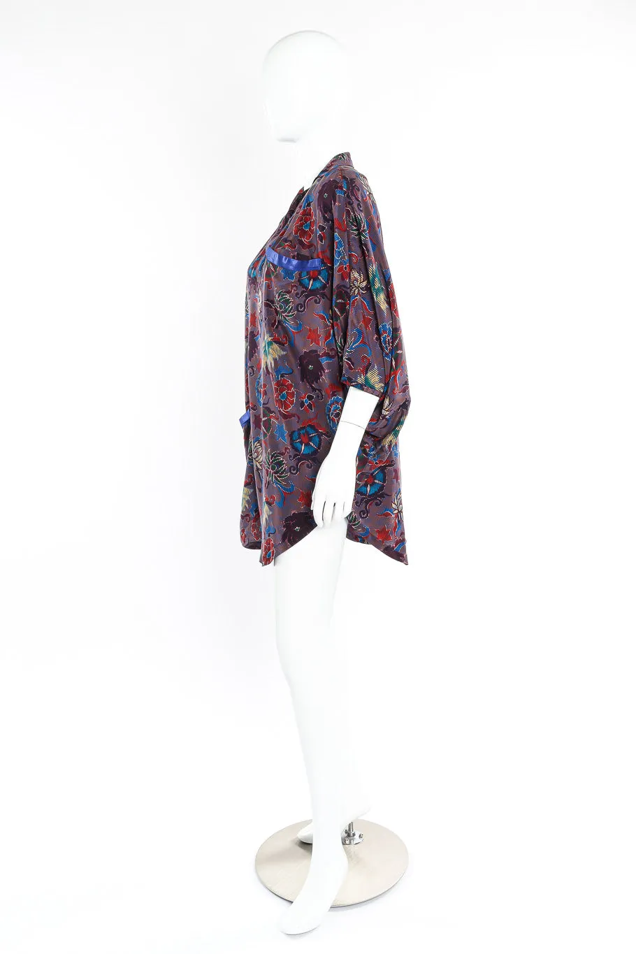 Silk Poncho Blouse