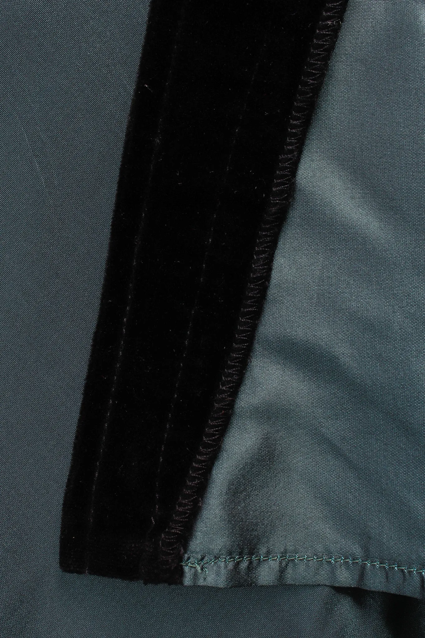 Silk Taffeta Ruffle Blouse