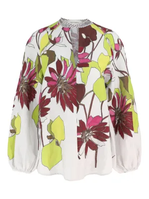 Silvia Tcherassi Molveno Blouse in Botanical Multifloral