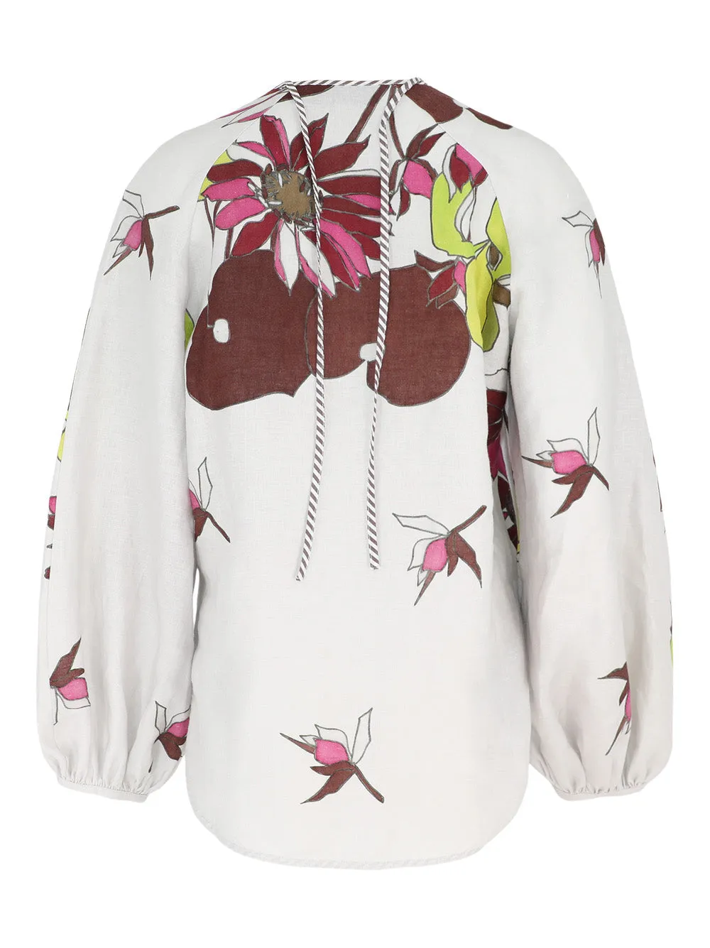 Silvia Tcherassi Molveno Blouse in Botanical Multifloral