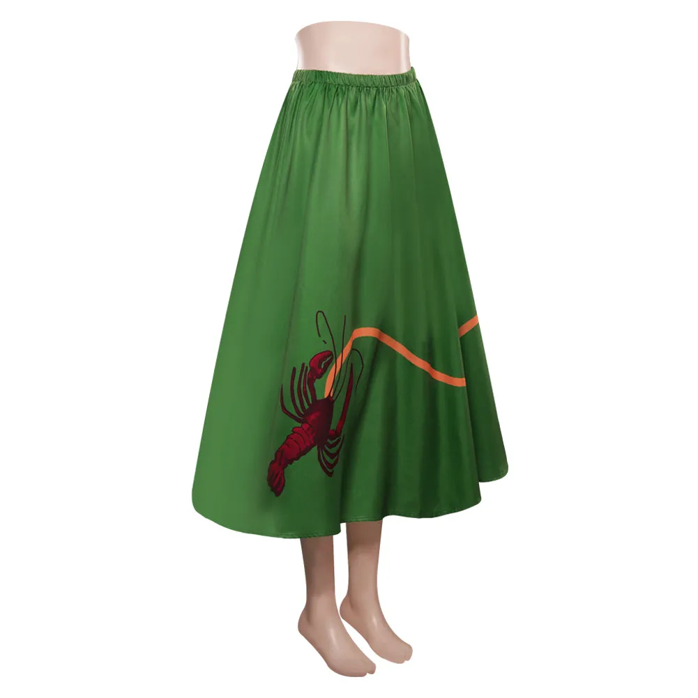 skirt Grease Marisa Cosplay Costume Halloween Carnival Party Disguise Suit Rise of the Pink Ladie