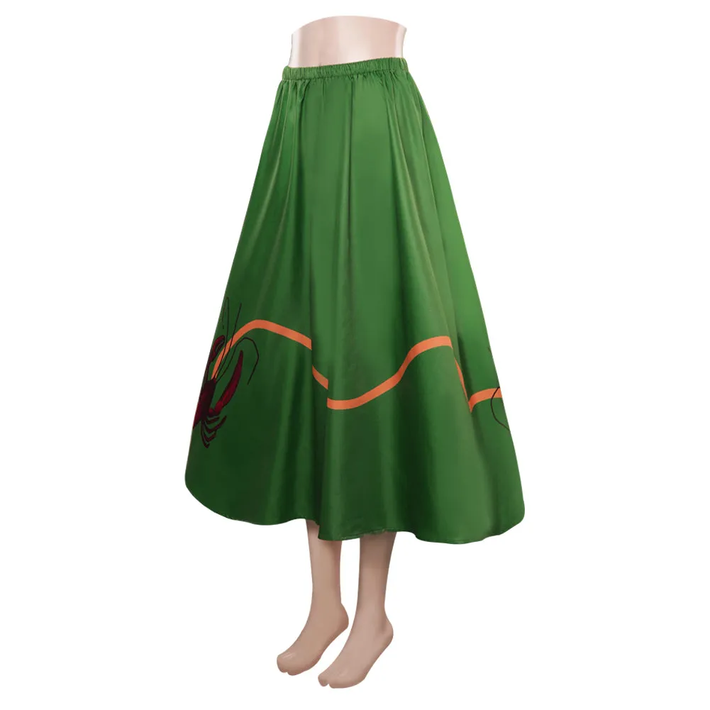 skirt Grease Marisa Cosplay Costume Halloween Carnival Party Disguise Suit Rise of the Pink Ladie