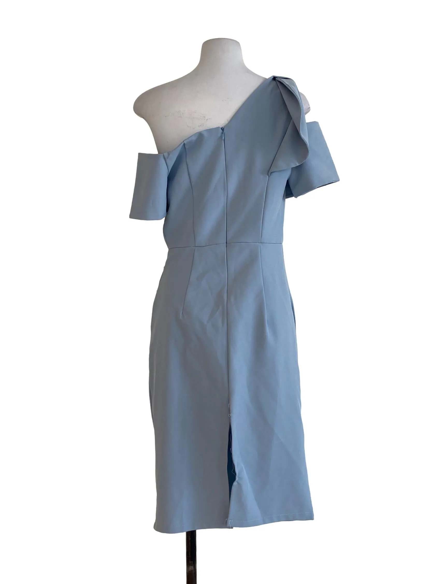Sky Plain Sheath Dress