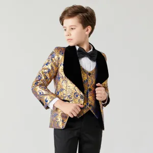 So Blue Gold 3-Piece Suit
