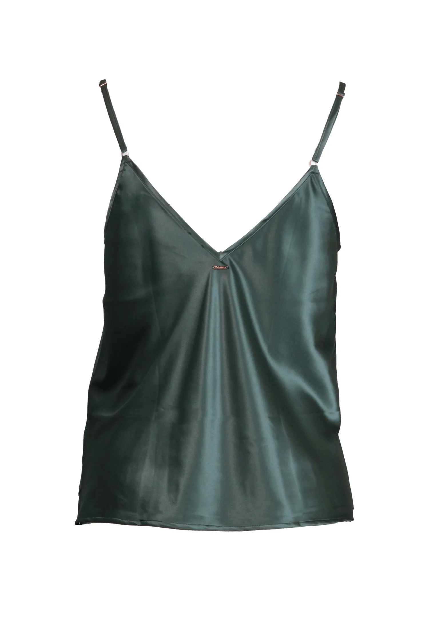 Soie Satin Blouse - Green