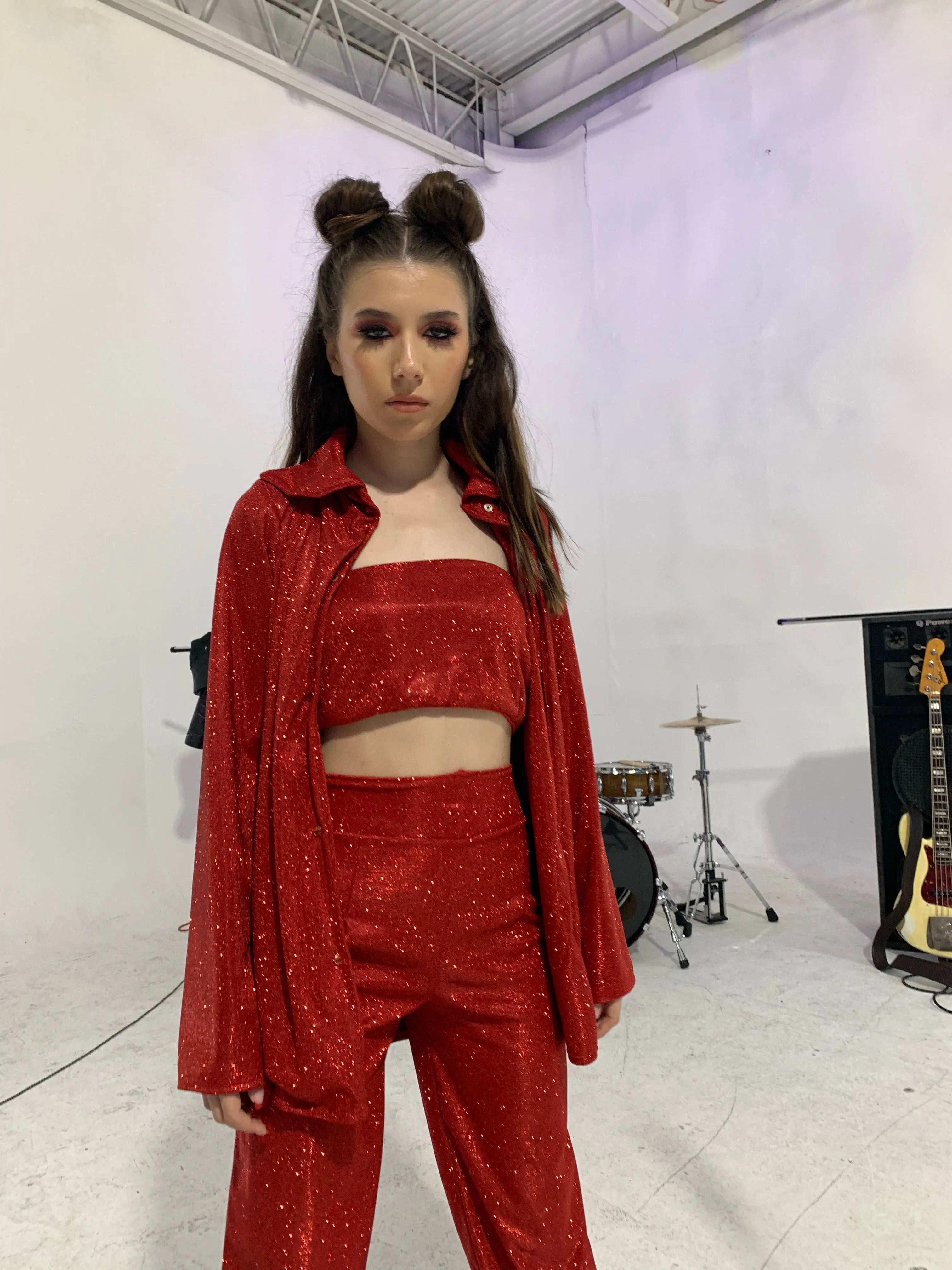 'Stella' 3-Piece Glitter Suit