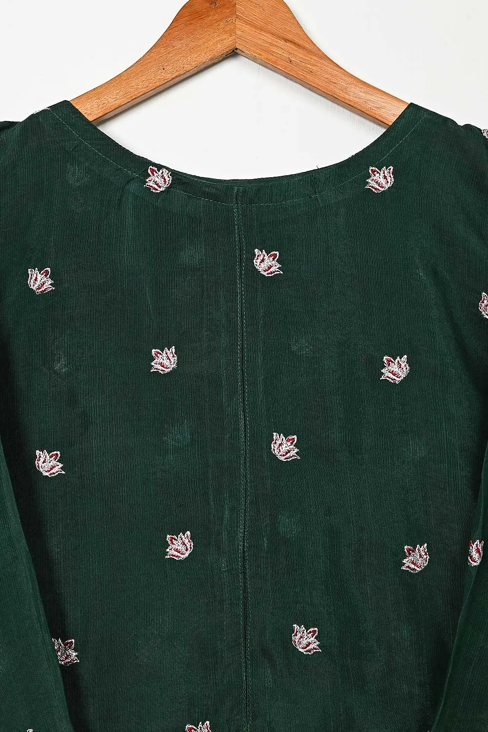 STP-105A-Green - 2PC COTTON SLUB STITCHED