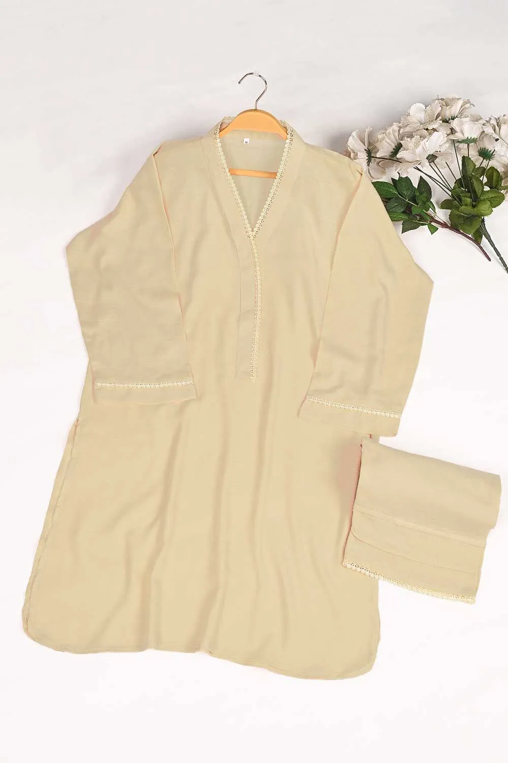STP-166A-Skin - 2PC SELF JACQUARD LAWN STITCHED