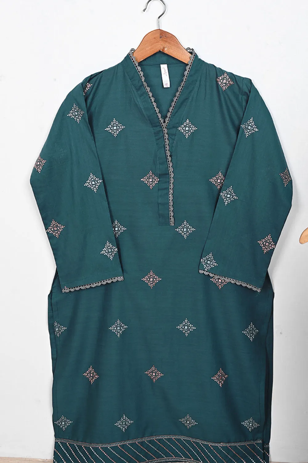 STP-174A-Dull Green - 2PC COTTON STITCHED