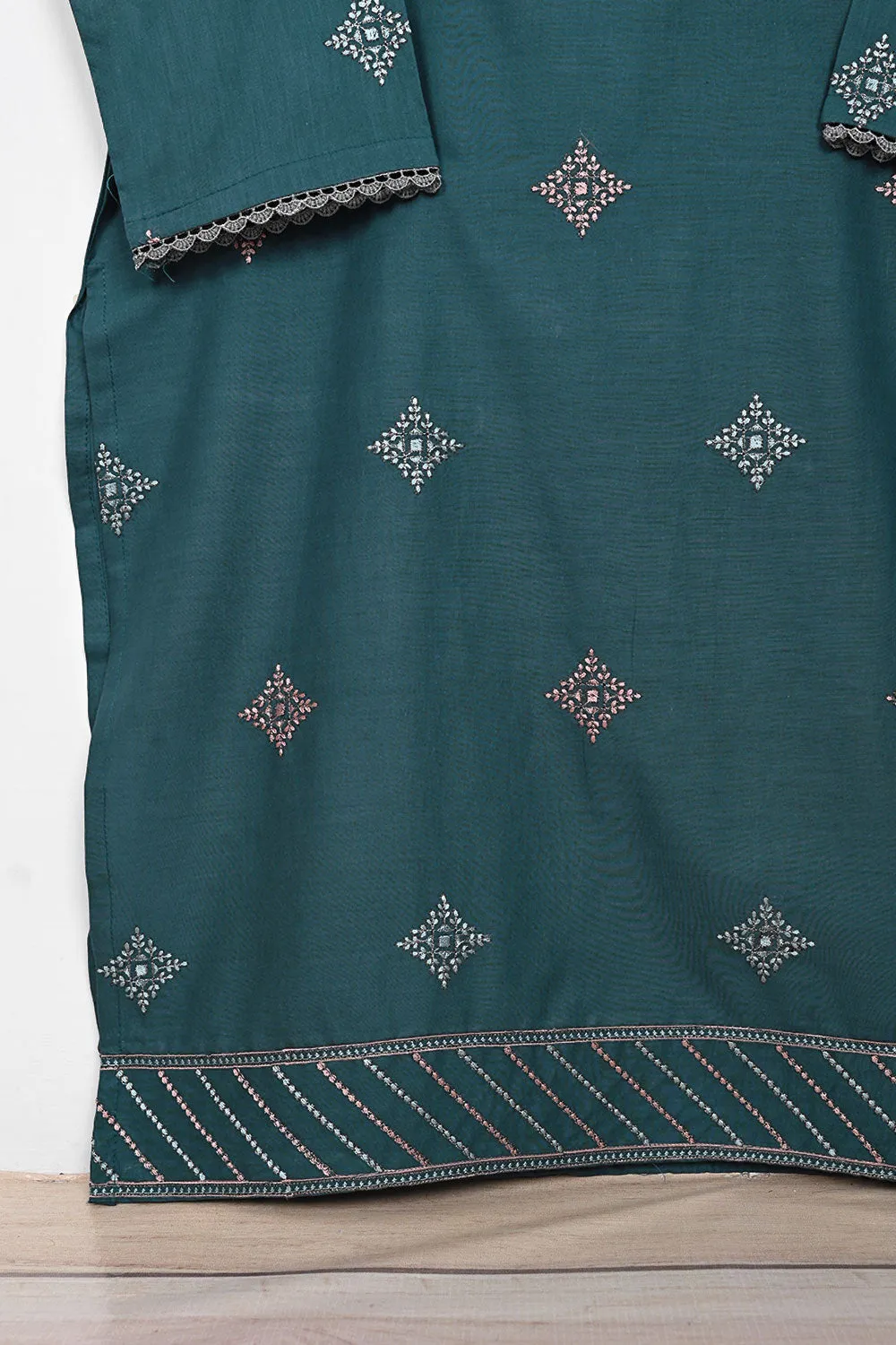 STP-174A-Dull Green - 2PC COTTON STITCHED