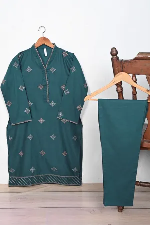STP-174A-Dull Green - 2PC COTTON STITCHED