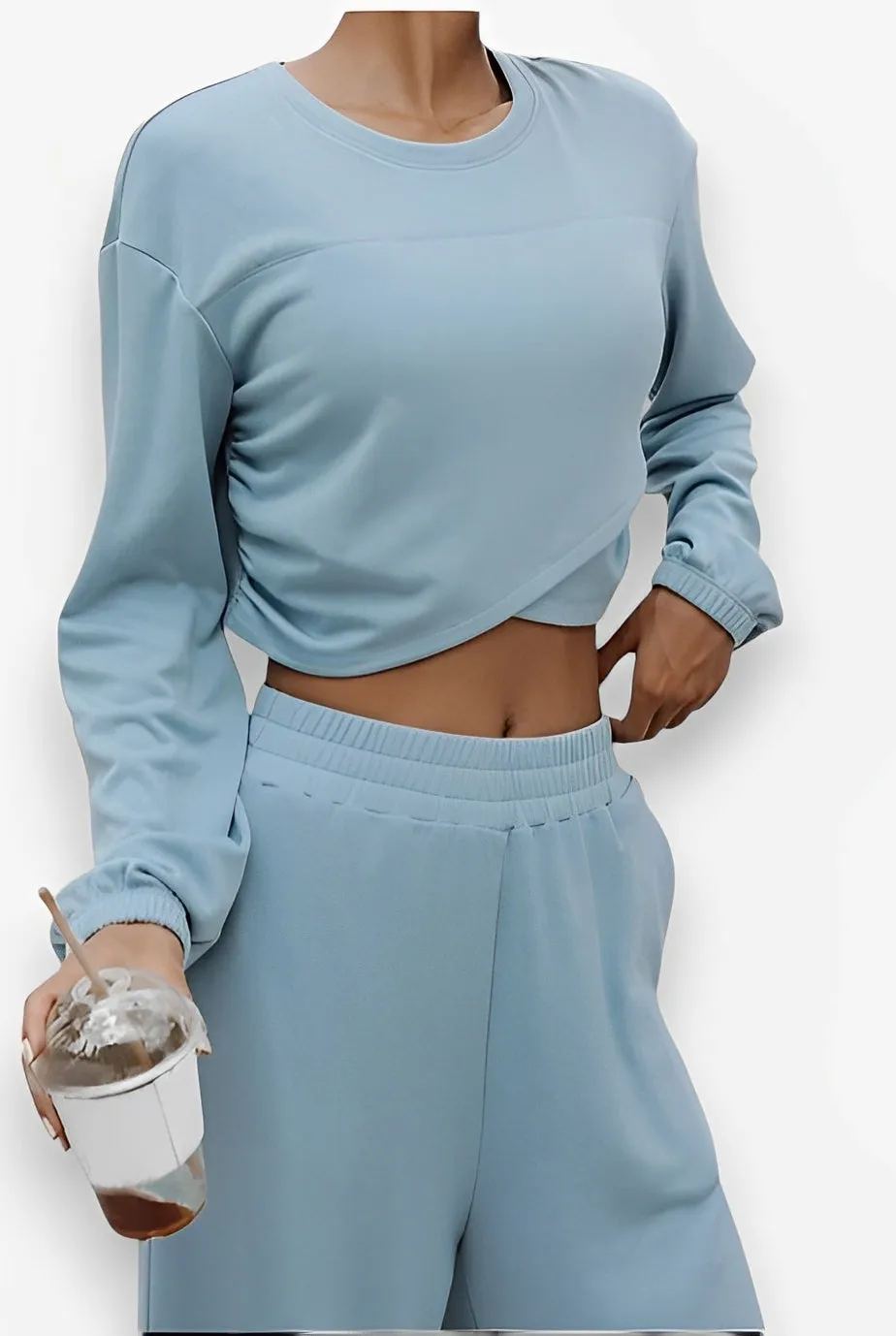 Streetwear Sweater Two-piece Suit