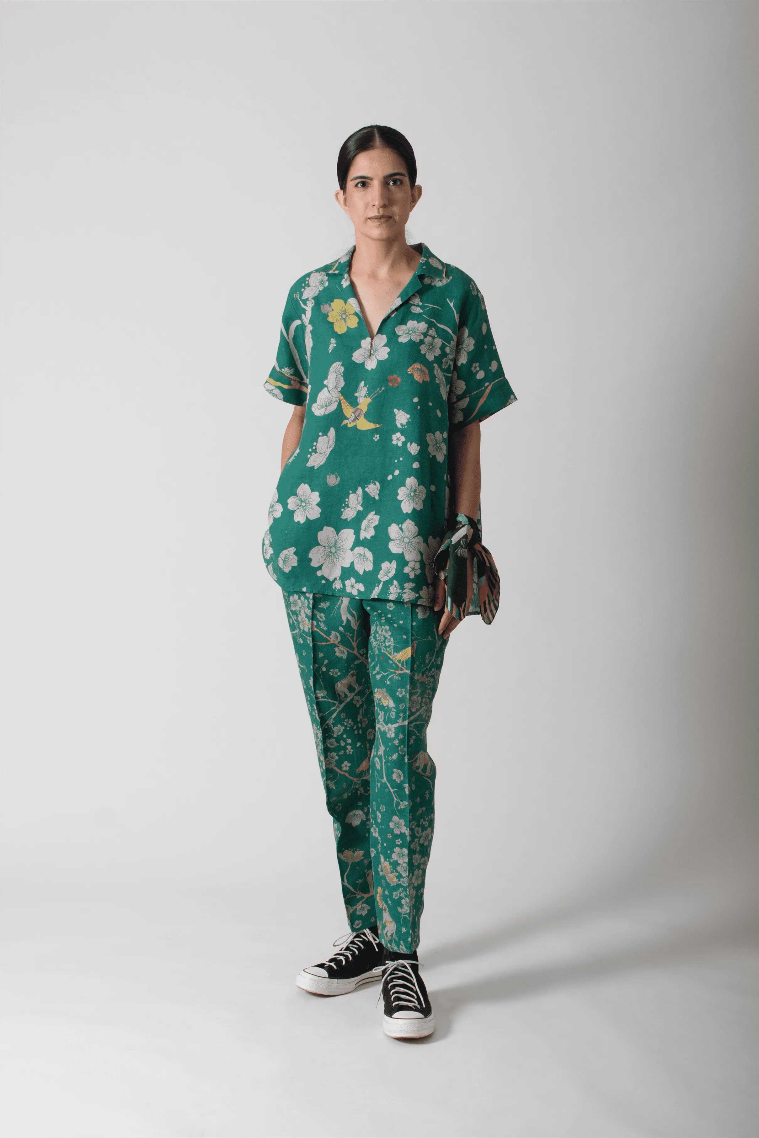 SUKETDHIR   I   Blouse   I   Forest Blossom Print    I   WB510LI81