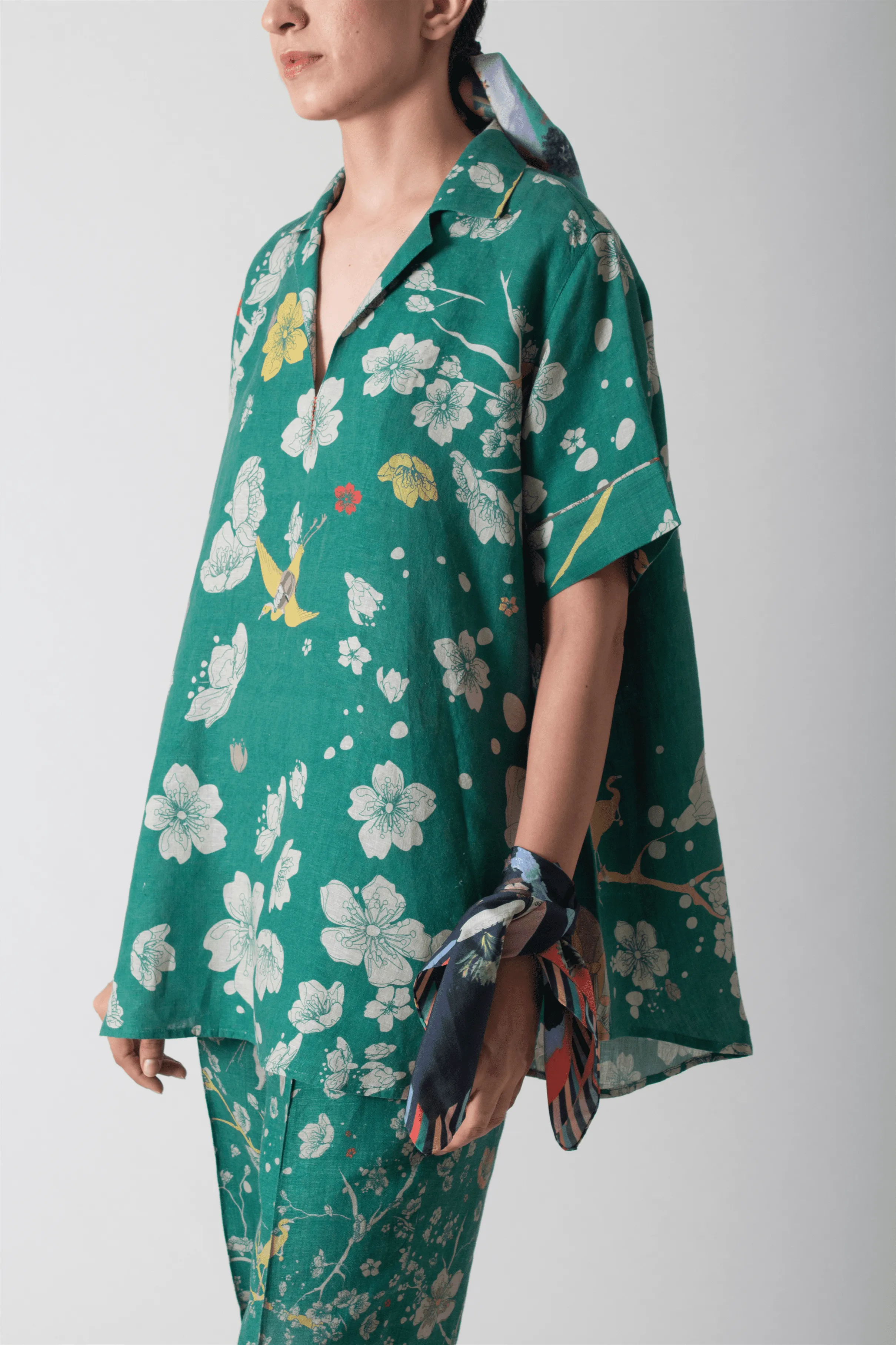 SUKETDHIR   I   Blouse   I   Forest Blossom Print    I   WB510LI81