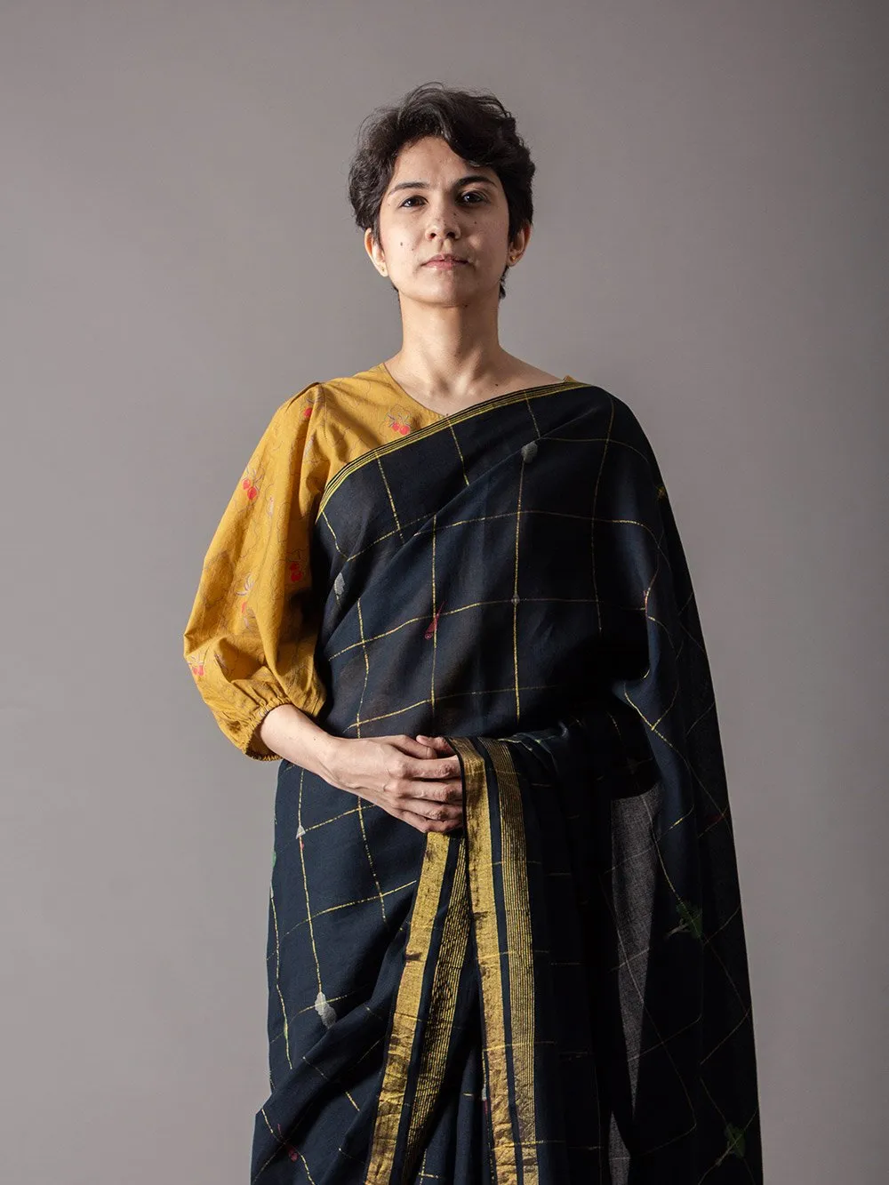SUKETDHIR   I   Sari Chandani Saree Jamdani Mul