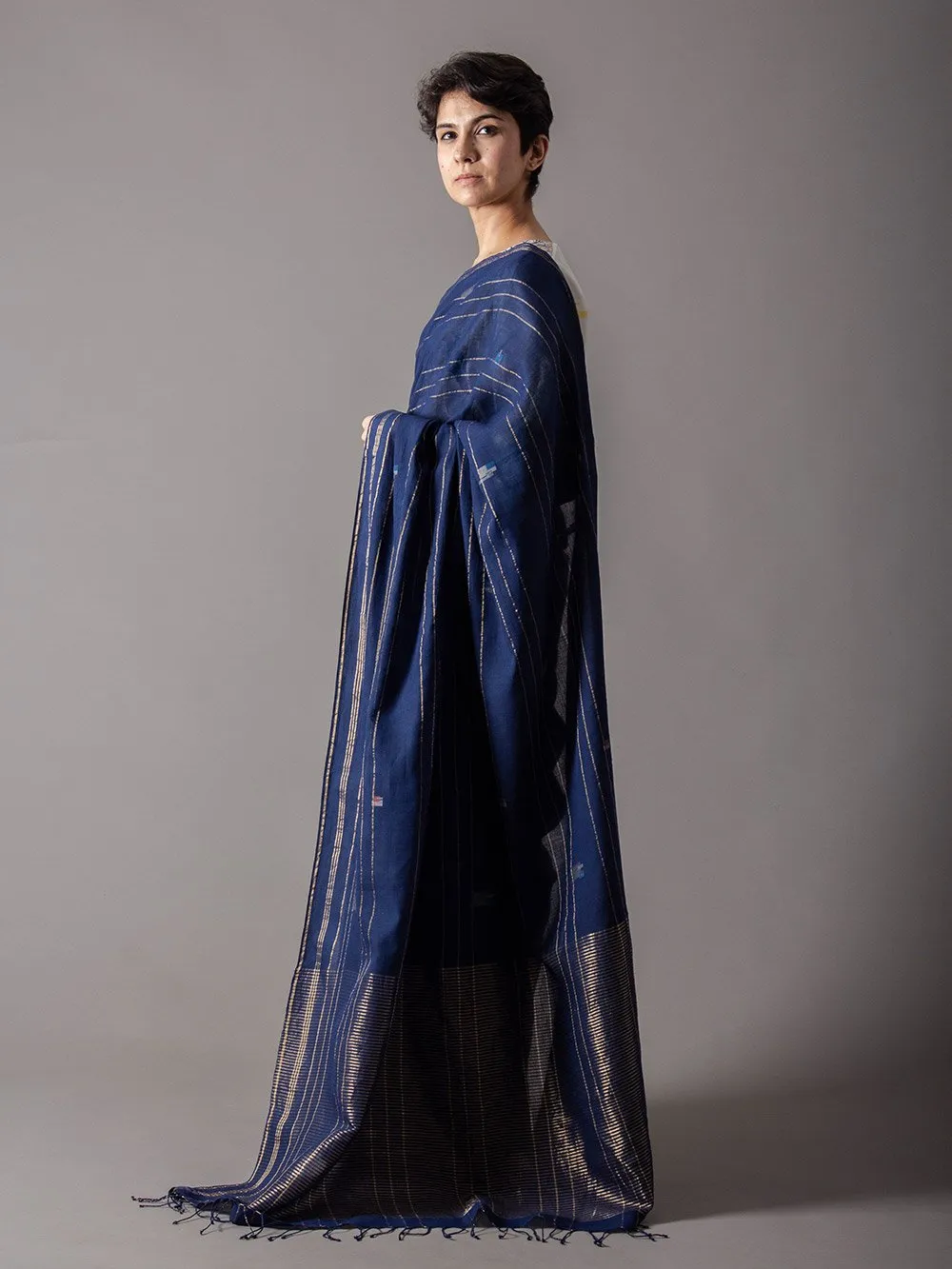 SUKETDHIR   I   Sari Chandani Saree Jamdani Mul