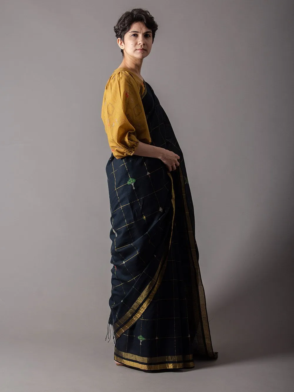 SUKETDHIR   I   Sari Chandani Saree Jamdani Mul