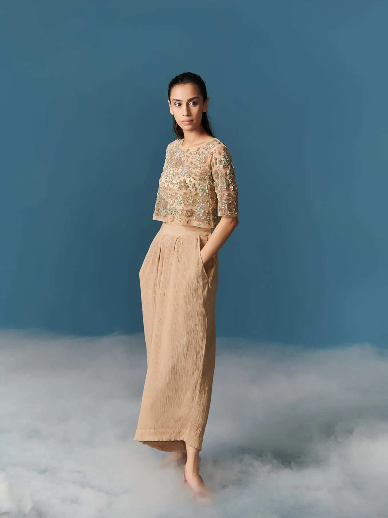 summer blouse with bralet net embroidery beaded-fashion edit-after dark-71-ilk