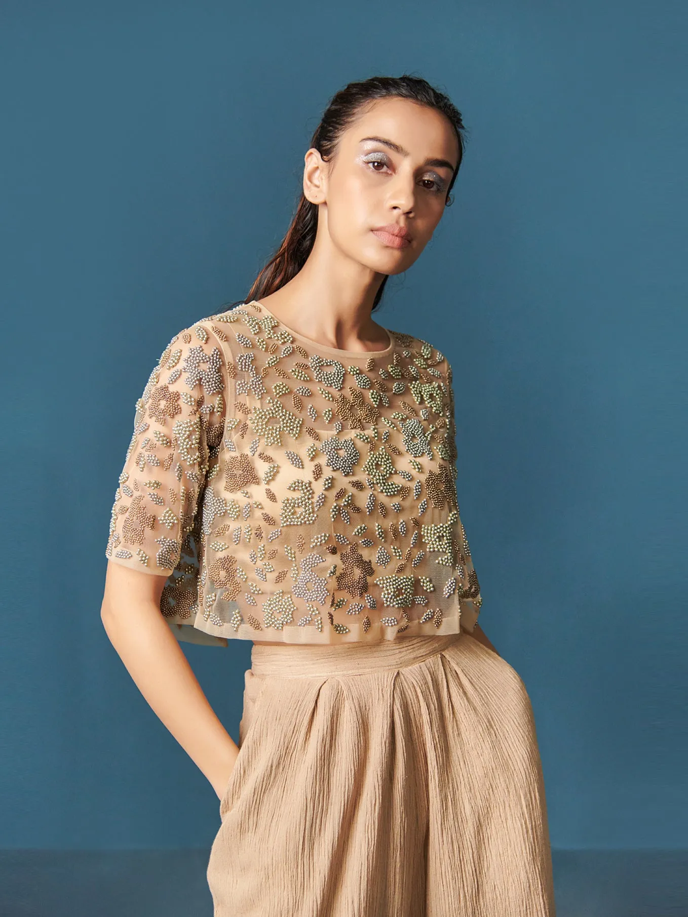 summer blouse with bralet net embroidery beaded-fashion edit-after dark-71-ilk