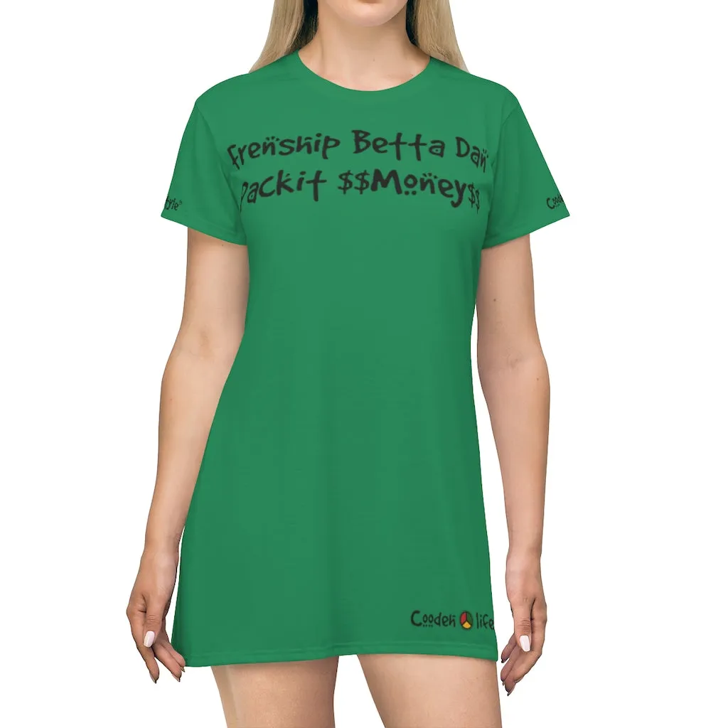 T-Shirt Dress (Custom-FBDPM-GRN)
