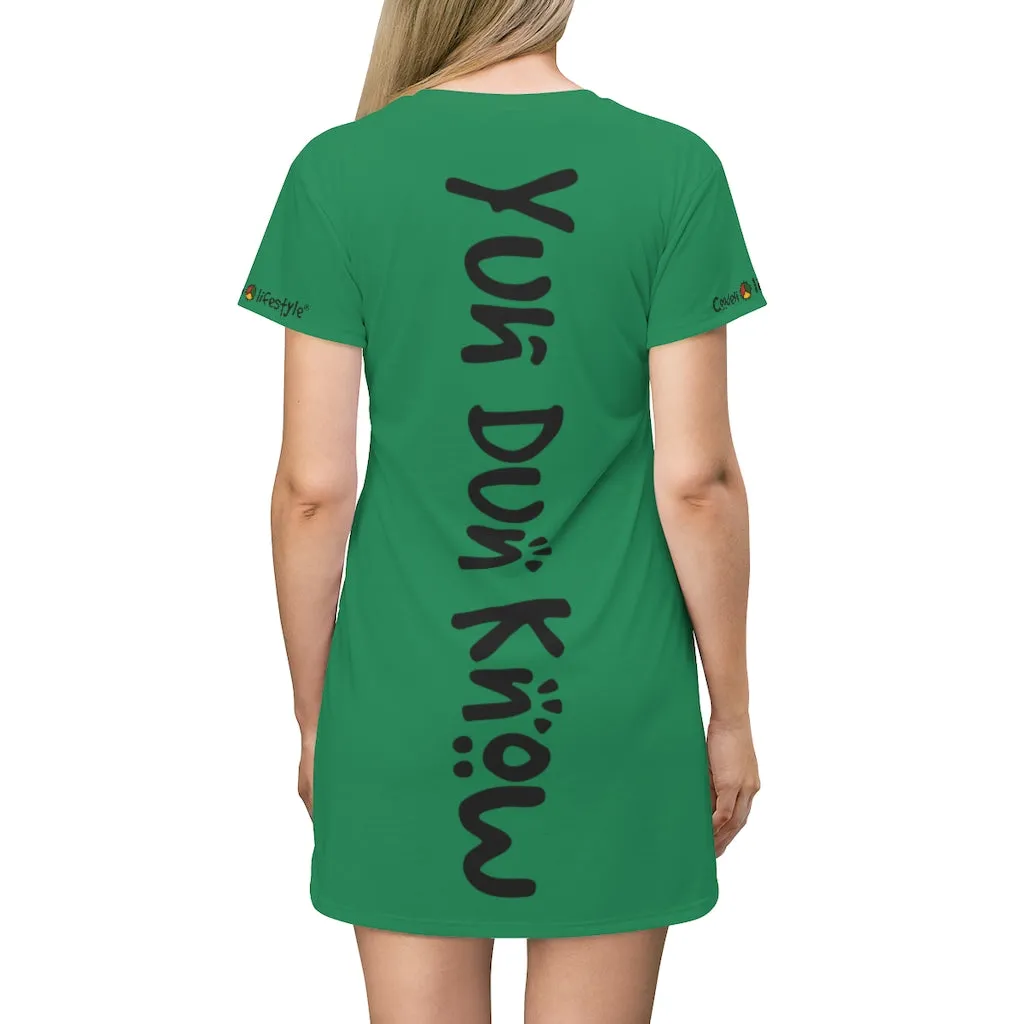 T-Shirt Dress (Custom-FBDPM-GRN)