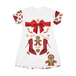 T-Shirt Dress 'Ginger bread'