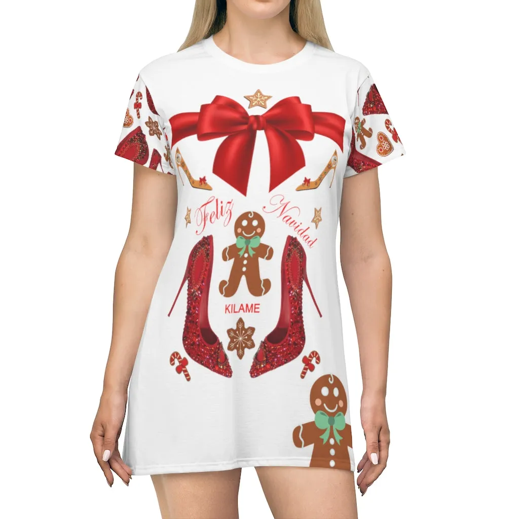 T-Shirt Dress 'Ginger bread'