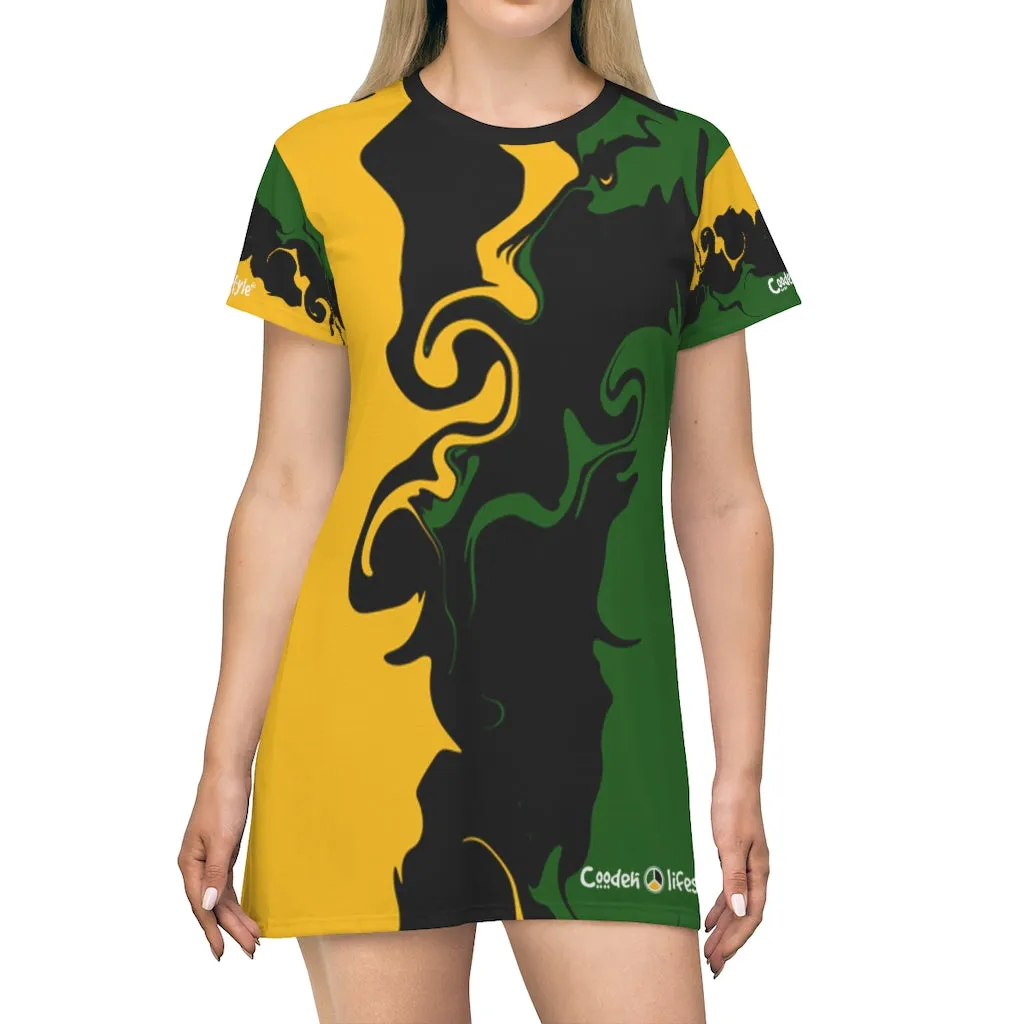 T-Shirt Dress (Multi-Art-JACOL)