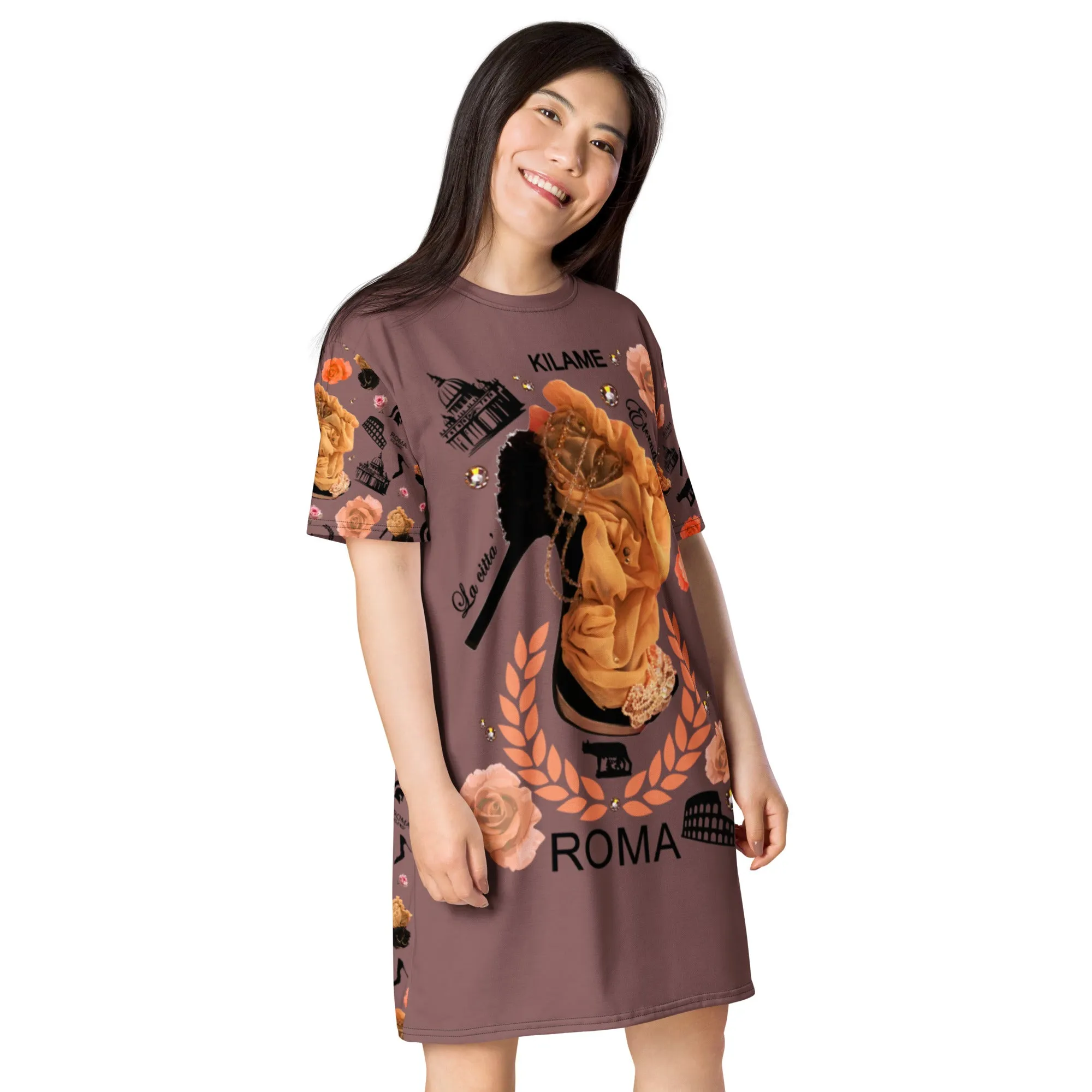 T-shirt dress 'Roma Couture'