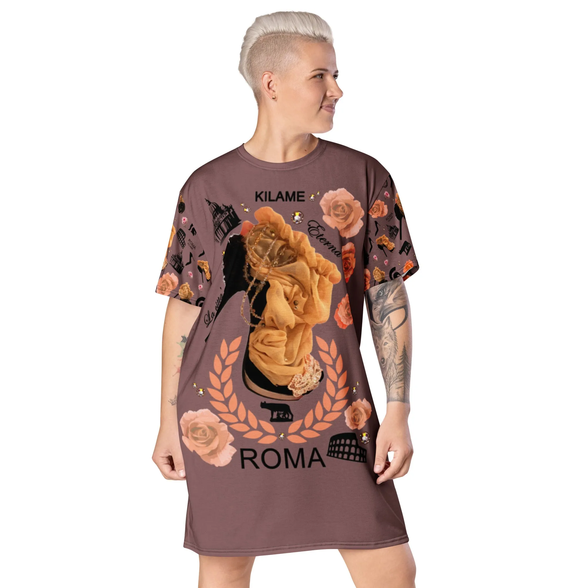 T-shirt dress 'Roma Couture'