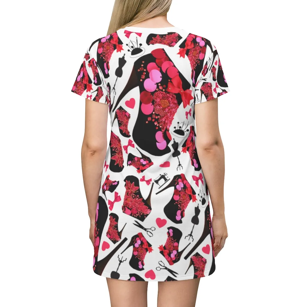T-Shirt Dress Vali 'Love Fashion'