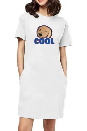 T-shirt Dress With Pockets - Labra-dorable (2 Colours) (Slim Fit)