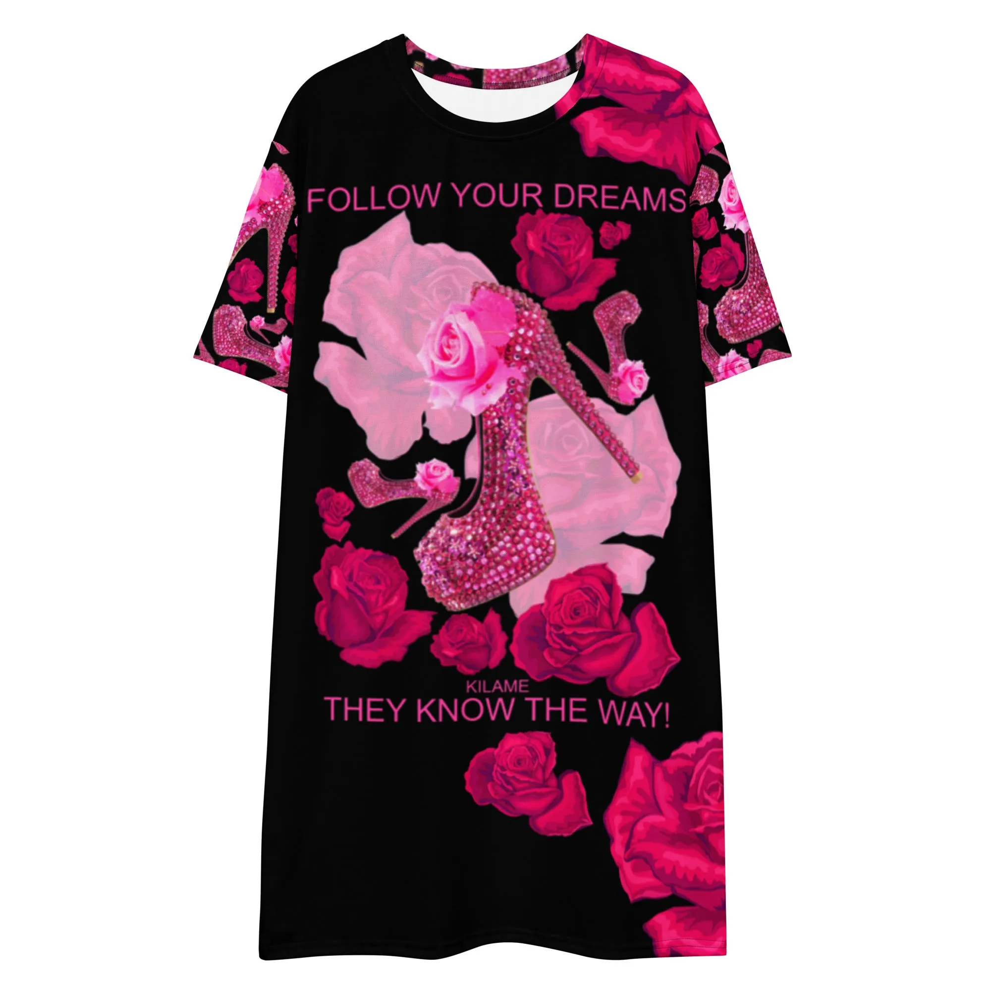 T-shirt dress 'Your Dreams'