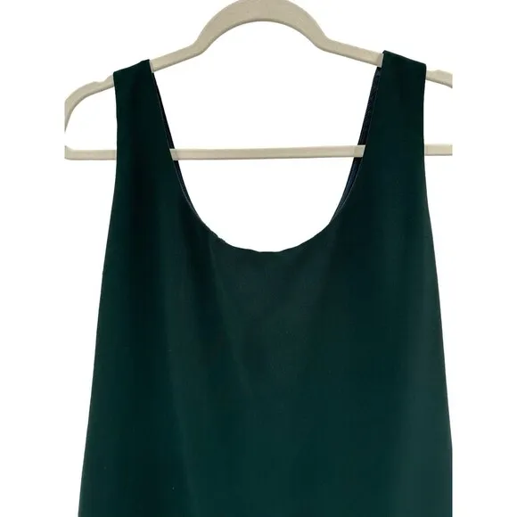 Tahari Suit Crepe Topper Jacket Dress 8 Green Sheath Career Church Sunday Best