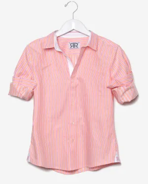 Tailored - Peach and Pink Stripe