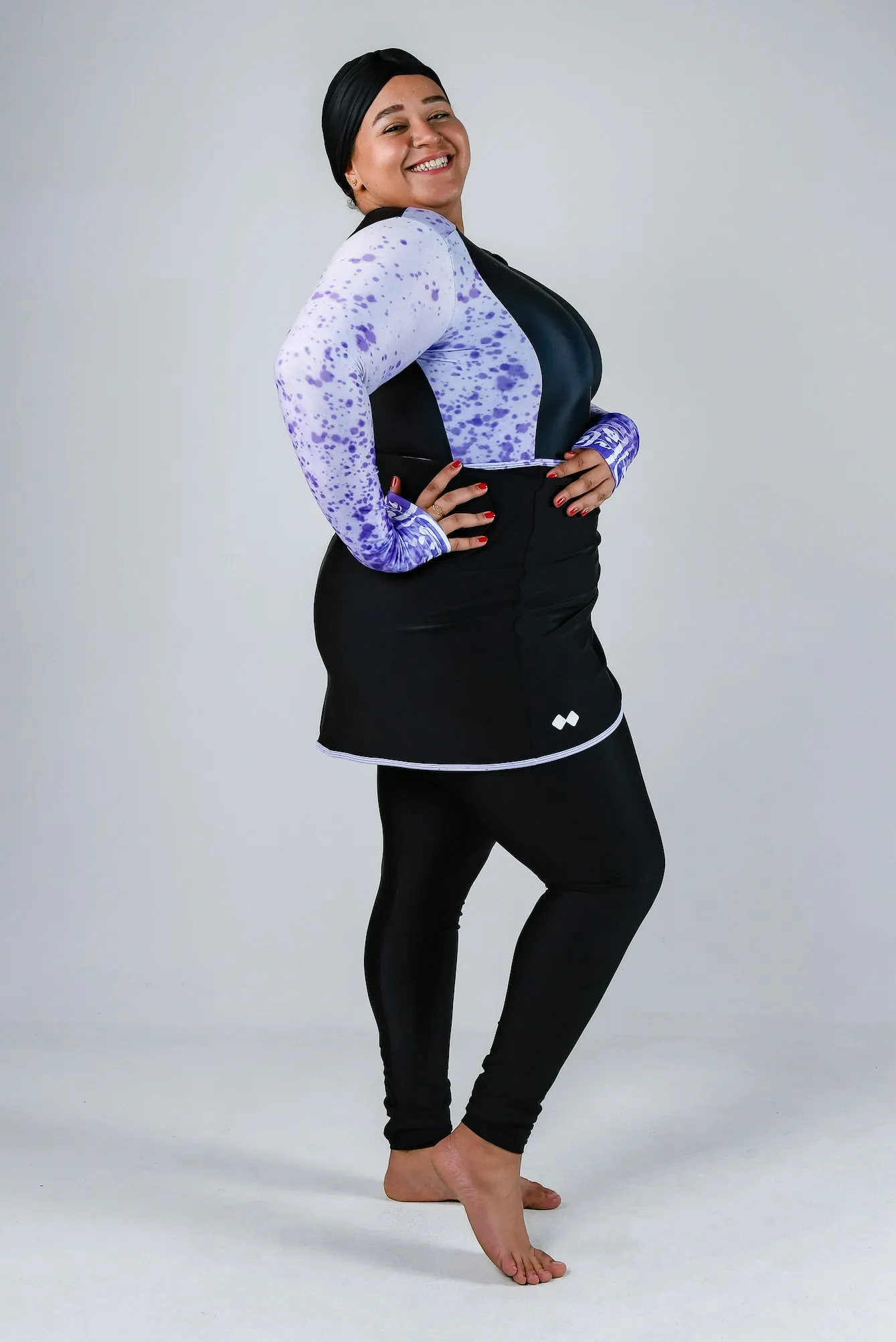 Taro Cupie Modest Emanikini