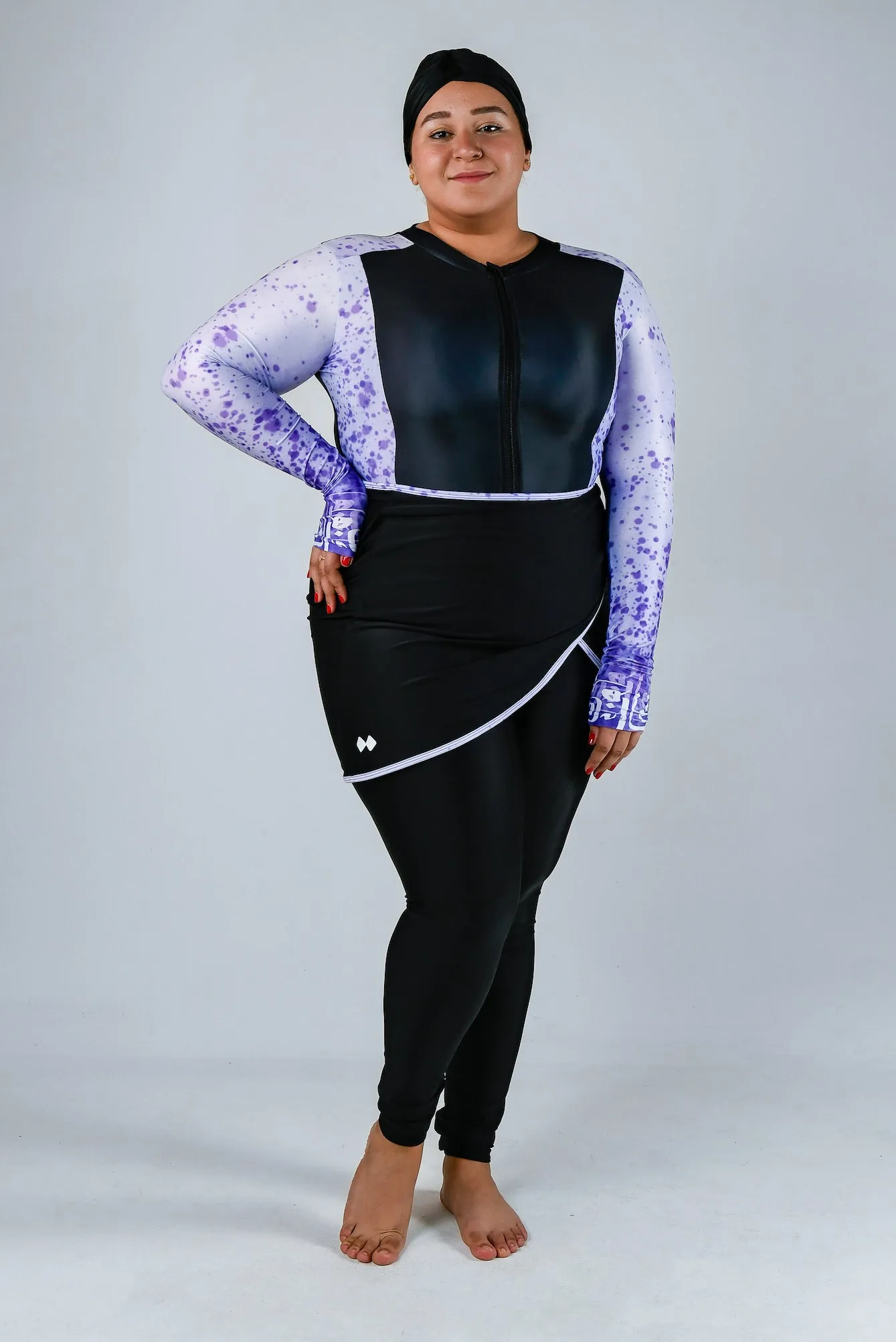 Taro Cupie Modest Emanikini