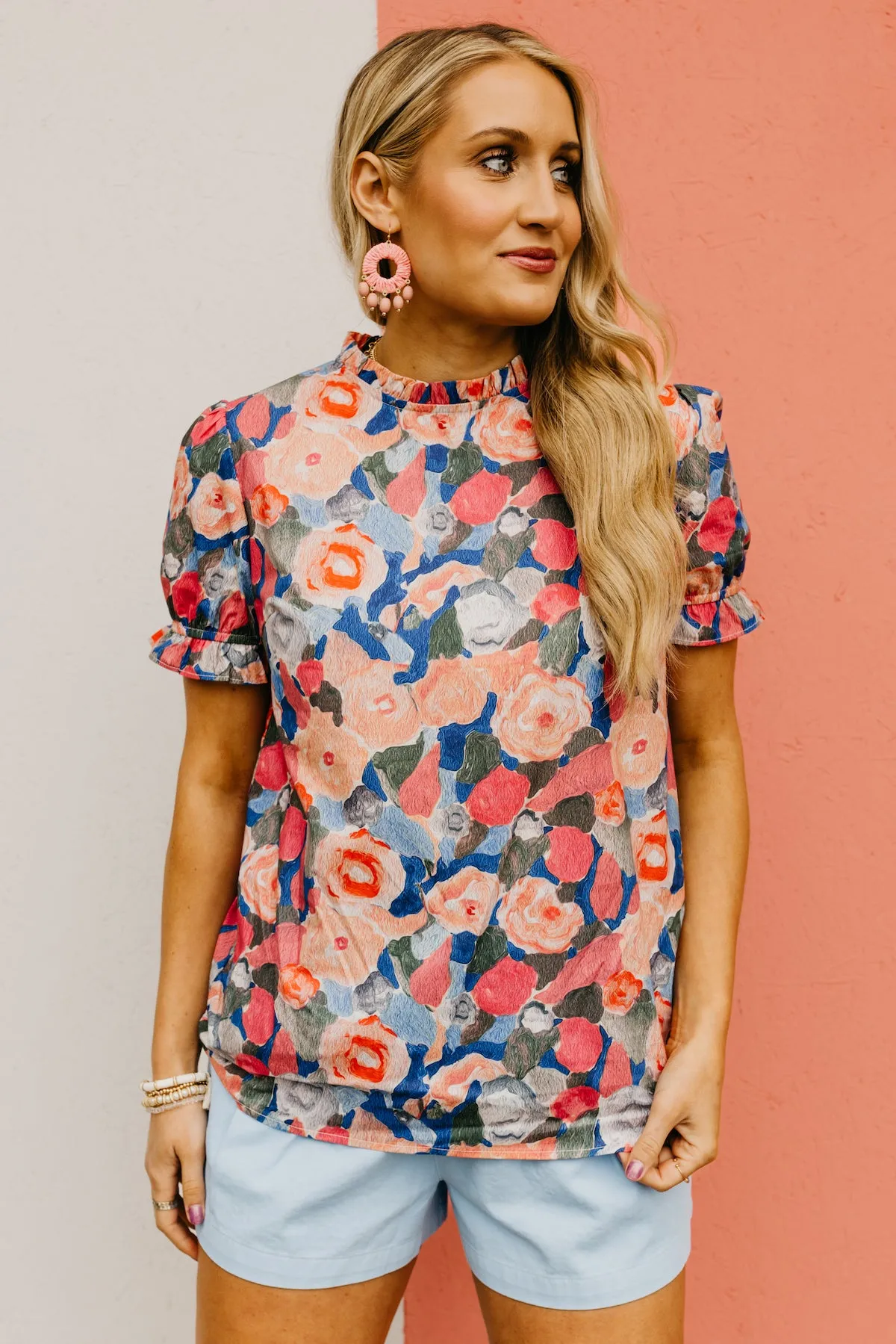 The Abby Watercolor Floral Blouse